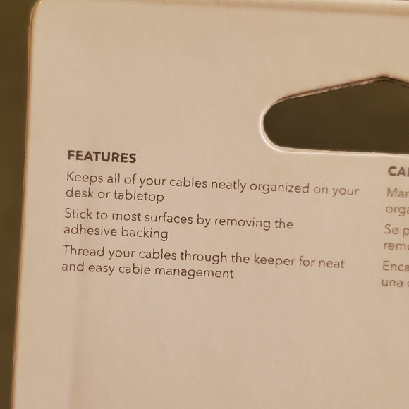 3pcs White Insignia Cord Keeper - Picture 4 of 5